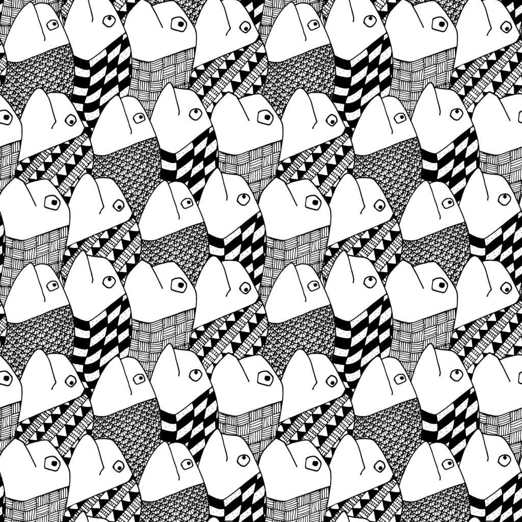 Fish pattern by Maria Fox Larsson